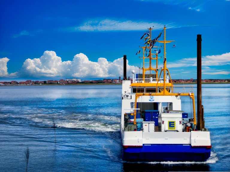 From where is the ferry to Wangerooge?