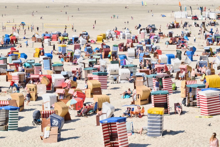 Quand est la haute saison à Borkum ?