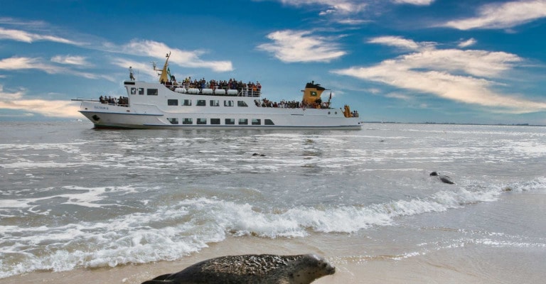From where does the ferry to Norderney depart?