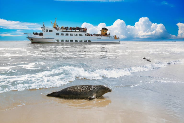 D'où part le ferry pour Baltrum ?