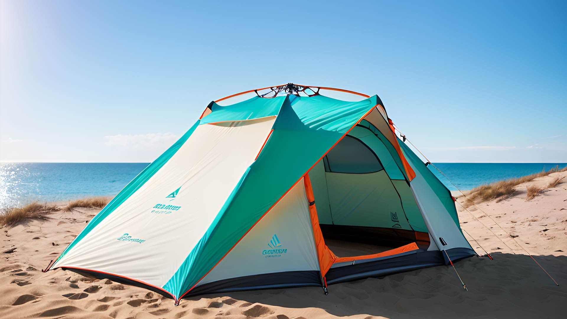 Campingzelt an der Nordsee