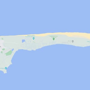 Carte de l'île norvégienne de Langeoog