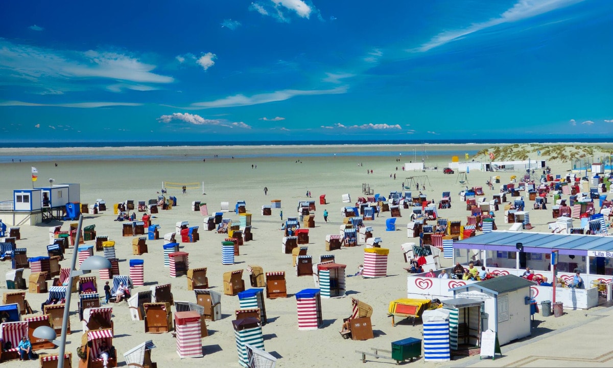 Playa de verano de Borkum