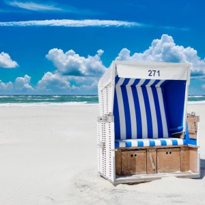 Sylt sea beach chair