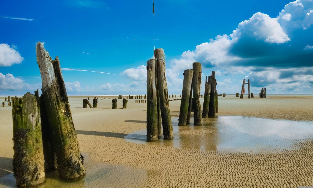 Ostfriesische Inseln 20 Wattenmeer bei Wangerooge