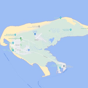 Nordseeinsel Borkum Karte